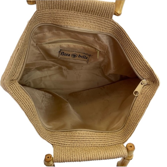 Flora Bella Woven Raffia Purse OS - Picture 12 of 14